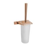 ELIDA ICA 2894RG – Fényes rózsaarany WC-kefetartó, falra szerelhető