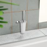 ICA 2894 Fali WC-kefetartó – Ezüst színű, fényes felületű - Image 2