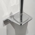 ICA 2894 Fali WC-kefetartó – Ezüst színű, fényes felületű - Image 4