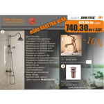 ICT Pink Gold Zuhanyszett – 3 az 1-ben arany-rózsaszín kivitel