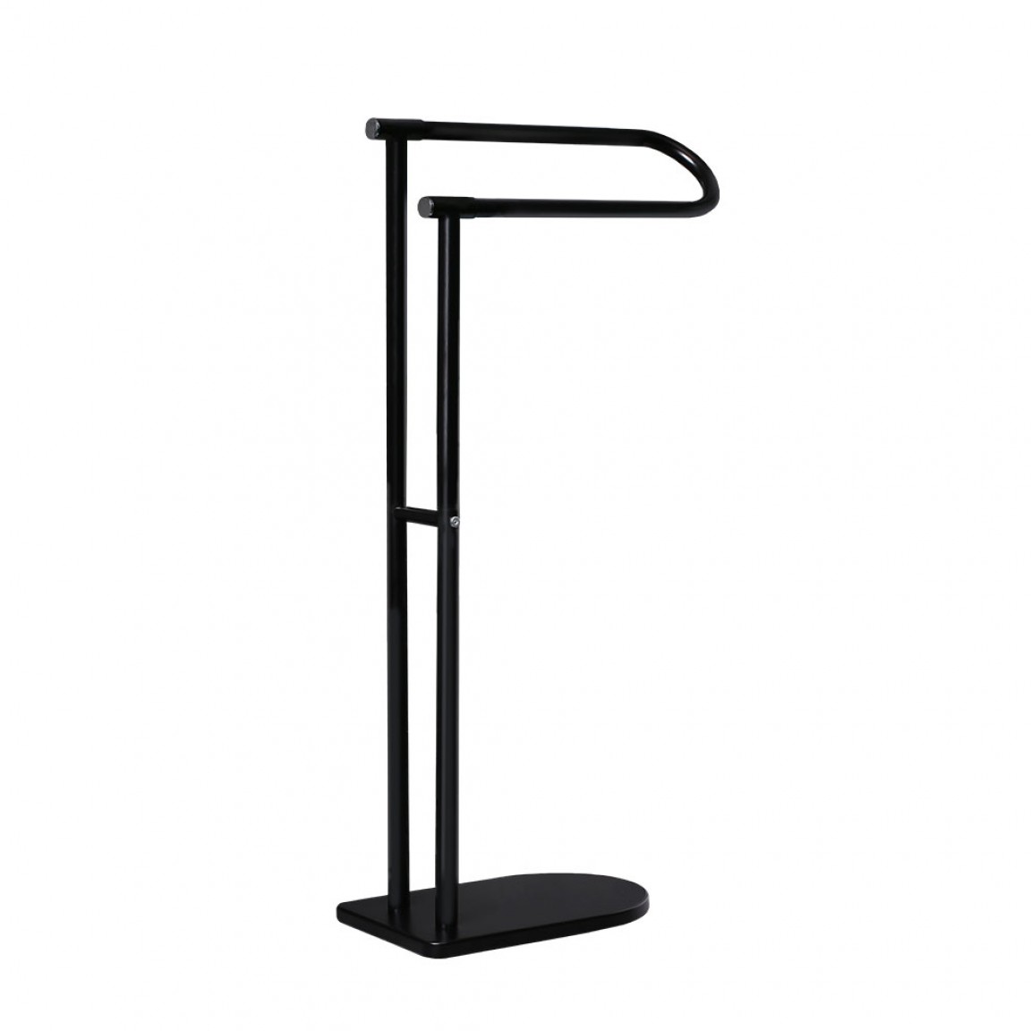 3445B_web_1.jpg-1152x1152 ICA 3445B – U-alakú álló törölközőtartó, matt fekete - Image 1