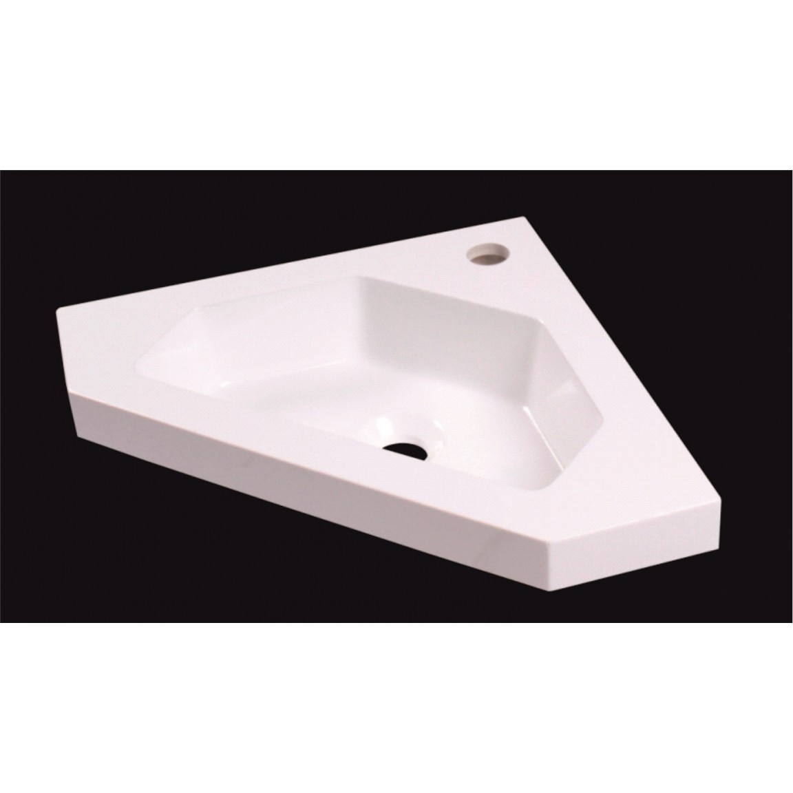 3939-4040-2-1152x1152w ICC 3939/4040-2 gyantamosdó – 40 × 40 cm, szekrényre szerelhető, fényes fehér - Image 1