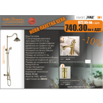 BG PAKET 3 az 1-ben – Sahara Gold zuhanyrendszer szett