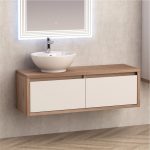 Extra széles, modern fürdőszobai szekrény – ICP 4540-120