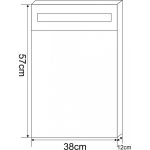 Fürdőszobai tükrös szekrény ICMC 4650 – 40 cm LED világítással - Image 4
