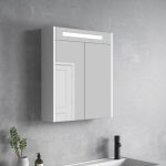 Fürdőszobai tükrös szekrény ICMC 4650 – 40 cm LED világítással - Image 2