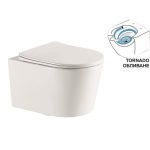 Wall-hung Toilet Tornado ICC 4936 – Fali WC Duroplast ülőkével