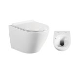 Wall-hung Toilet ICC 4937 TORNADO – Fali WC Tornado öblítéssel, ülőkével - Image 3