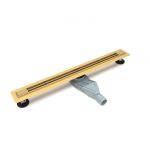 Siphon ICD 500010/60GOLD NEW GENERATION – Slim rozsdamentes acél padlószifon arany színben