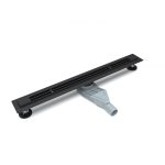 Siphon ICD 500010/60MB NEW GENERATION – Slim rozsdamentes acél padlószifon, matt fekete