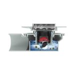 Siphon ICD 50026W – 50 cm-es mágneses Dry & Wet lineáris padlószifon - Image 5