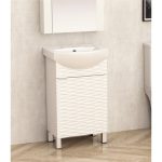 Fürdőszobai szekrény ICP 5091NEW – Álló szekrény porcelán mosdóval