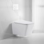 WALL HUNG TOILET 5135 TORNADO – Fali WC Tornado öblítéssel, ülőkével