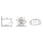 Fali WC – 5237 ROSE GOLD TORNADO - Image 2