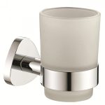 ICA 5358 BLISTER pohártartó / fogkefetartó – krómozott, fali rögzítésű