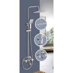 ICT 6009 Bueno LUX Zuhanyrendszer – Elegáns esőztető zuhanyszett - Image 2
