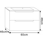 PVC Fürdőszobai szekrény ICP 6026 - Image 2