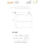 PVC Fürdőszobai szekrény ICP 6027 - Image 4