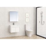 Falra szerelhető fürdőszobabútor ICP 6038‑045 „Bari” + 6140 porcelán mosdó - Image 3