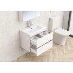 Falra szerelhető fürdőszobabútor ICP 6038‑50 „Monza” + 8860 porcelán mosdó - Image 2