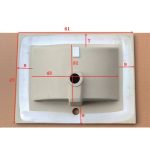 Porcelán mosdókagyló – ICC 6066BG - Image 4