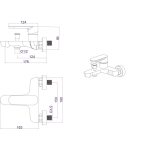 VENICE Egykaros Mosdócsaptelep – Gold Gloss kivitel (ICF 6066328GG) - Image 3