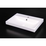 6087 – Fényes fehér műgyanta mosdókagyló bútorra szerelhető kivitelbe