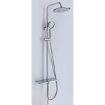 Zuhanyrendszer ICT 6106 KRISTI – teleszkópos zuhanyszett felső esőztetővel, csaptelep nélkül