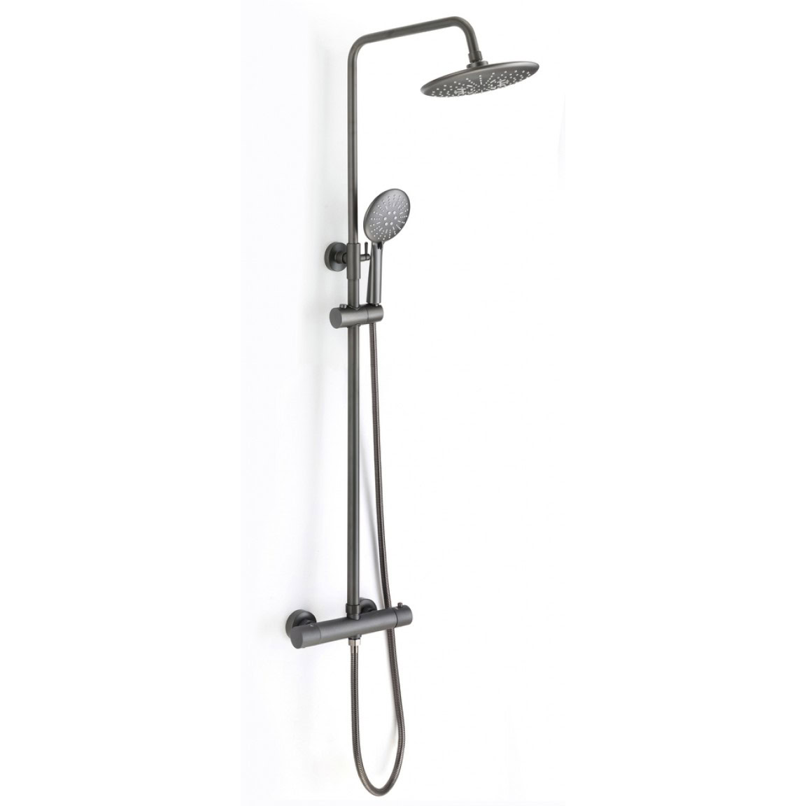 6221-Gun-Grey-1152x1152h ICT 6221GG Solange termosztatikus zuhanyszett – gun gray kivitel - Image 1