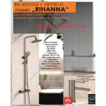 RIHANNA 6221GG + 1007001G 2 az 1-ben esőztető zuhanyszett (csaptelep nélkül)