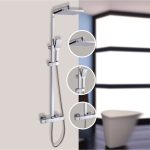 ICT 6222 CLEMENCE termosztatikus zuhanyszett – krómozott kivitelben - Image 2