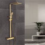 ICT 6222GOLD CLEMENCE termosztatikus zuhanyszett – arany kivitelben - Image 2