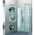 Zuhanyrendszer ICT 6326 AVA – teleszkópos zuhanyszett felső és kézizuhannyal, sárgaréz csapteleppel - Image 2