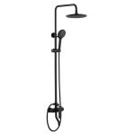 ICT 6328BLACK zuhanyrendszer – matt fekete esőztető szett csapteleppel