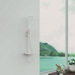 ICT 6394W – Állítható esőztető zuhanyszett fehér színben - Image 2