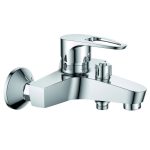 RUNDE ICF 6606320/БЕЗ А-РИ egykaros kád- és zuhanycsaptelep – krómozott kivitel, 40 mm-es kerámia betéttel, tartozékok nélkül