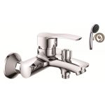 QUADRAT ICF 662530C egykaros kád- és zuhanycsaptelep szett – 40 mm-es kerámia betéttel, krómozott kivitelben