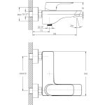 NOEMI Egykaros Kád- és Zuhanycsaptelep – Króm ICF 6628338 - Image 2