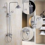 Zuhanyrendszer CT 6851 RETRO – krómozott esőztető rendszer klasszikus stílusban - Image 2