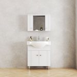 Modern álló fürdőszobai szekrény porcelán mosdóval – ICP 7047 - Image 3