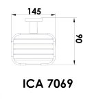 ICA 7069 – Rácsos szappantartó - Image 2