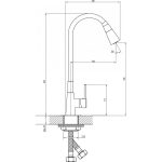 ICF 7108223 HAVANA BLACK konyhai csaptelep - Image 2