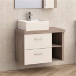ICP 754655 fali fürdőszobai szekrény két fiókkal – PS083