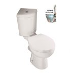 WC Set ICC 7636P RIMLESS – Sarokba szerelhető két részes perem nélküli WC szett