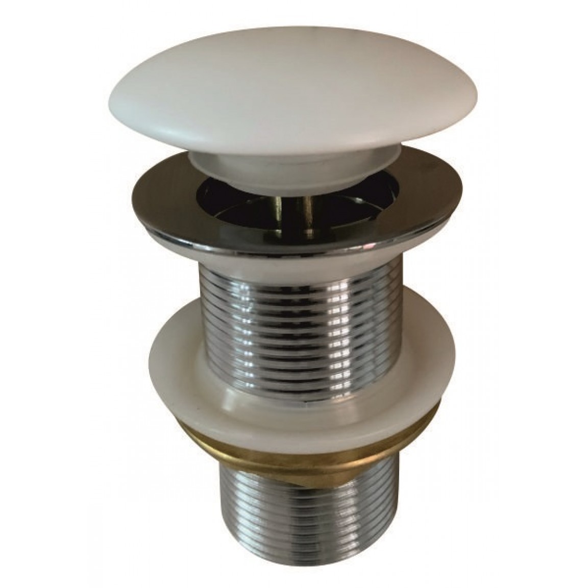 76WO-MW-1152x1152h Siphon IC CC76WO MW – Pop-up mosdószifon matt fehér fedéllel, túlfolyó nélkül - Image 1