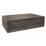 Modern, falra szerelhető fürdőszobai szekrény – ICP 8020-1, KS6140-5 színű melamin borítással - Image 3