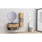 Falra szerelhető fürdőszobabútor ICP 8050‑039 „Simon” + porcelán mosdó 8066B - Image 2