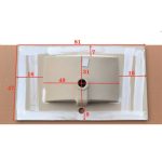 Porcelán mosdókagyló – ICC 8066MW - Image 4