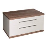 Falra szerelhető fürdőszobai szekrény – ICP 8144-2, 2 fiókos, PS011 fa hatású kivitel - Image 2