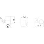 ICA 8358 pohártartó – bronz színű, matt pohárral, falra szerelhető - Image 3